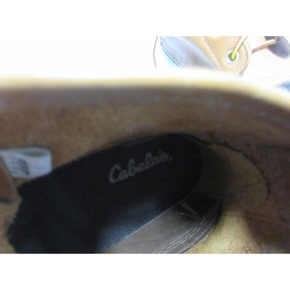 Cabela’s Duck Boots Brown/Tan women's 8D Leather Upper lace up Unlined - Picture 7 of 7